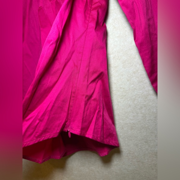 Elizabeth McKay Vintage Women's Hot Pink Long Sleeve Blouse Size 0 - Picture 3 of 13